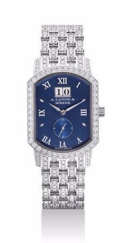 A. Lange & Söhne Grande Arkade White Gold - Diamond / Blue / Bracelet