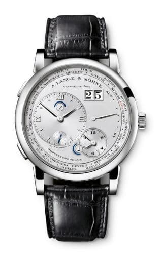 A. Lange & Söhne Lange 1 Timezone Platinum / Silver