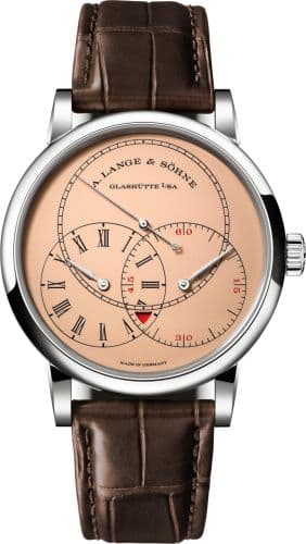 A. Lange & Söhne Richard Lange Jumping Seconds White Gold / Pink