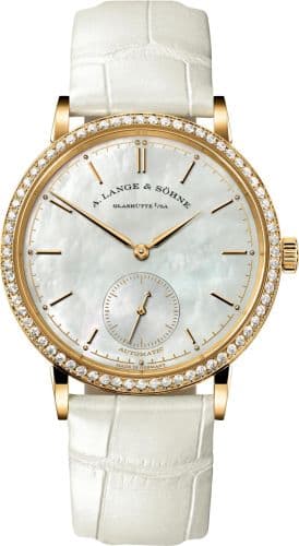 A. Lange & Söhne Saxonia Automatik Yellow Gold - Diamond / MOP