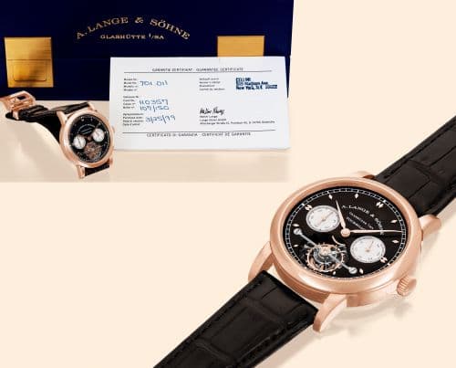 A. Lange & Söhne Tourbillon Pour le Mérite Pink Gold / Black