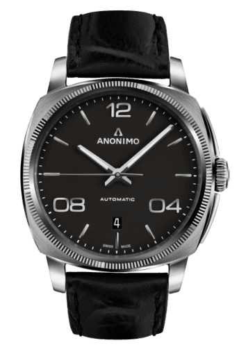Anonimo Epurato Automatic Stainless Steel / Anthracite / Leather