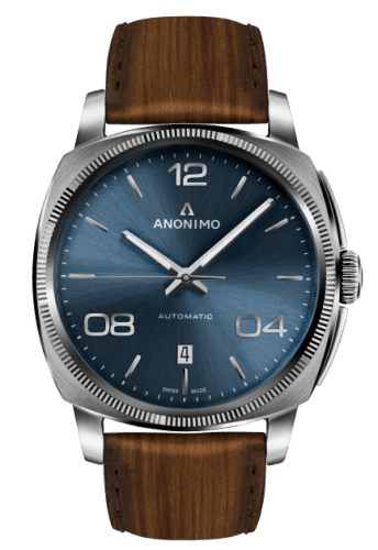 Anonimo Epurato Automatic Stainless Steel / Blue / Leather