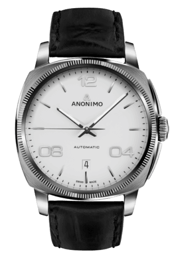 Anonimo Epurato Automatic Stainless Steel / White / Leather