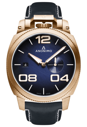 Anonimo Militare Automatic Bronze / Blue / Leather