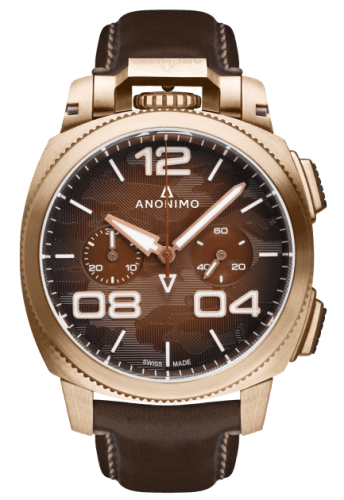 Anonimo Militare Automatic Bronze / Brown Camouflage / Leather