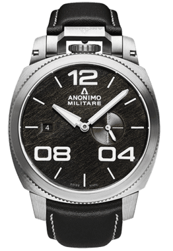 Anonimo Militare Automatic Stainless Steel / Black / Leather