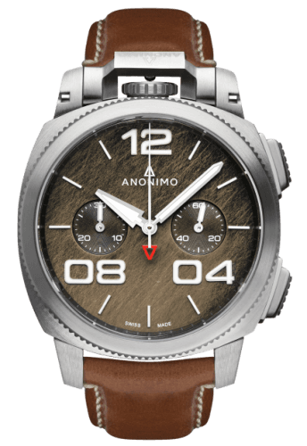 Anonimo Militare Chrono Stainless Steel / Bronze / Leather