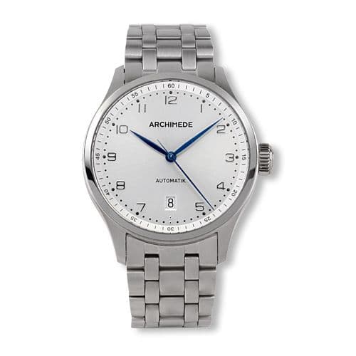 Archimede Klassik 39 Stainless Steel / Silver / Bracelet