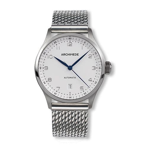 Archimede Klassik 39 Stainless Steel / Silver / Mesh