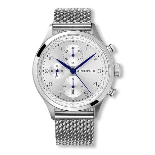 Archimede Klassik Chronograph Stainless Steel / Silver / Bracelet