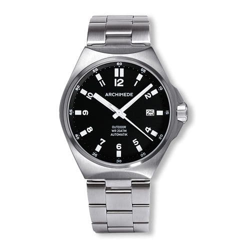 Archimede OutDoor 39 Protect Stainless Steel / Black / Bracelet