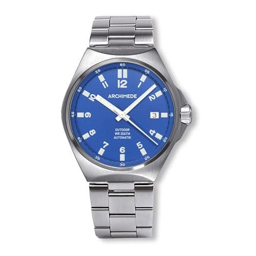Archimede OutDoor 39 Protect Stainless Steel / Blue / Bracelet