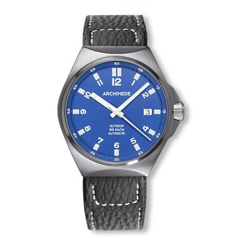 Archimede OutDoor 39 Protect Stainless Steel / Blue / Leather