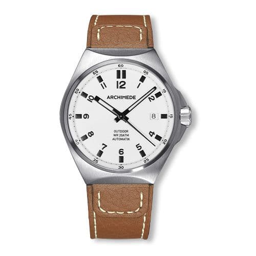 Archimede OutDoor 39 Protect Stainless Steel / Lume / Leather