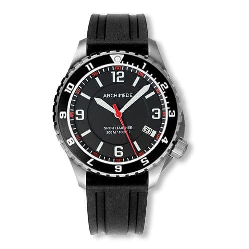 Archimede SportTaucher GMT Stainless Steel / Black / Rubber