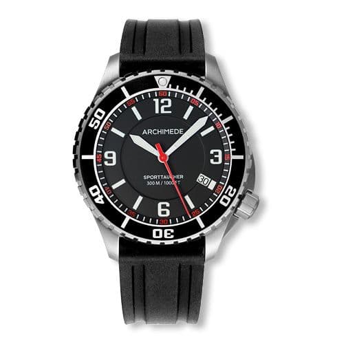 Archimede SportTaucher Stainless Steel / Black / Rubber