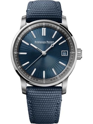 Audemars Piguet CODE 11.59 Automatic Stainless Steel / Blue / Fabric