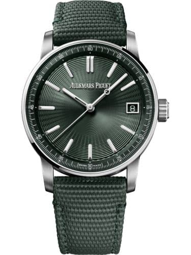 Audemars Piguet CODE 11.59 Automatic Stainless Steel / Green / Fabric