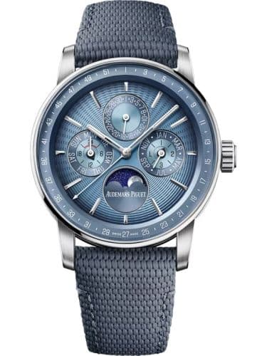 Audemars Piguet CODE 11.59 Perpetual Calendar White Gold / Smoked Blue