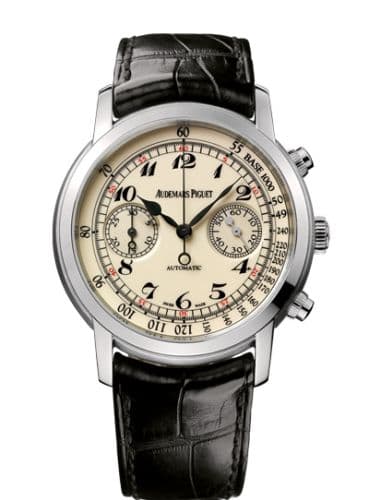 Audemars Piguet Jules Audemars 26100 Chronograph White Gold / Creme Vintage