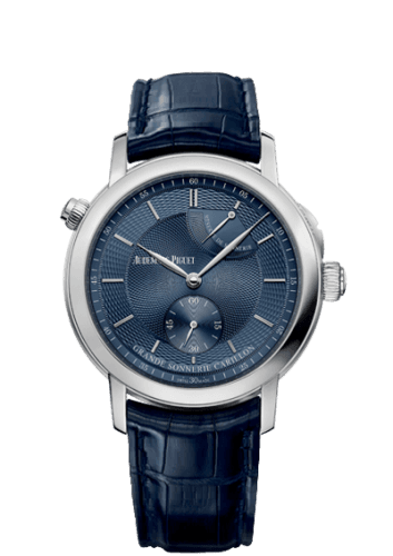 Audemars Piguet Jules Audemars 26344 Grande Sonnerie Carillon Platinum / The Hour Glass Blue