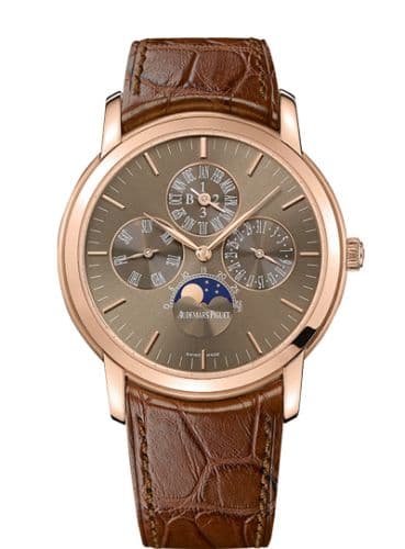 Audemars Piguet Jules Audemars 26390 Perpetual Calendar Pink Gold / Brown