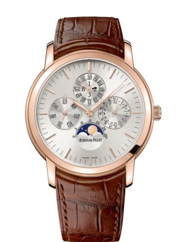 Audemars Piguet Jules Audemars 26390 Perpetual Calendar Pink Gold / Silver