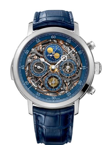 Audemars Piguet Jules Audemars Grande Complication Openworked Platinum / Blue