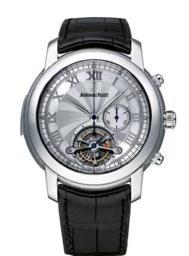 Audemars Piguet Jules Audemars Minute Repeater Tourbillon Chronograph Platinum / Silver