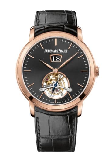 Audemars Piguet Jules Audemars Tourbillon Grande Date Pink Gold / Black