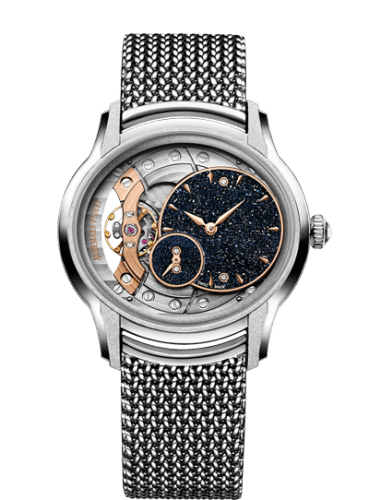 Audemars Piguet Millenary Hand-wound Frosted White Gold / Aventurine / Bracelet