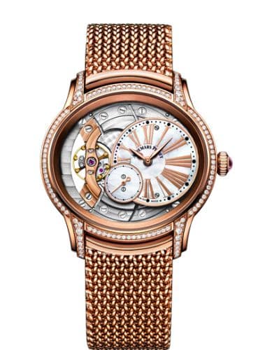 Audemars Piguet Millenary Hand-wound Pink Gold / Mother of Pearl / Bracelet
