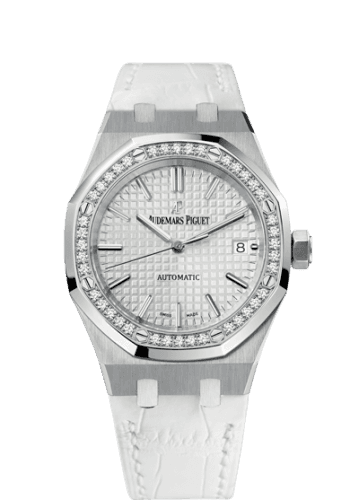 Audemars Piguet Royal Oak 15451 Selfwinding Stainless Steel / Diamond / Silver / Strap