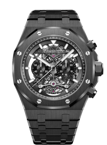 Audemars Piguet Royal Oak 26343 Tourbillon Chronograph Openworked Ceramic