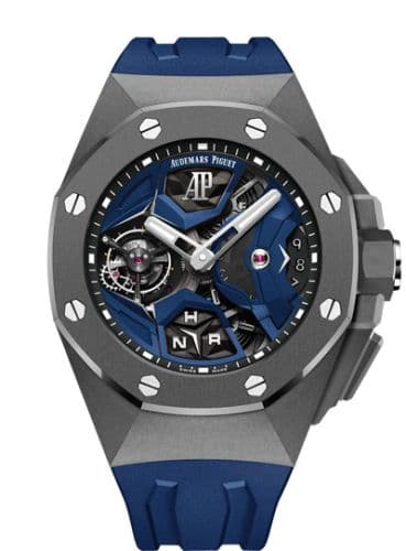 Audemars Piguet Royal Oak Concept GMT Tourbillon Titanium / Blue