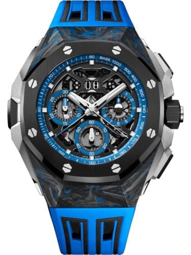 Audemars Piguet Royal Oak Concept Split Second Chronograh GMT Large Date CFT Carbon - Titanium / Skeleton
