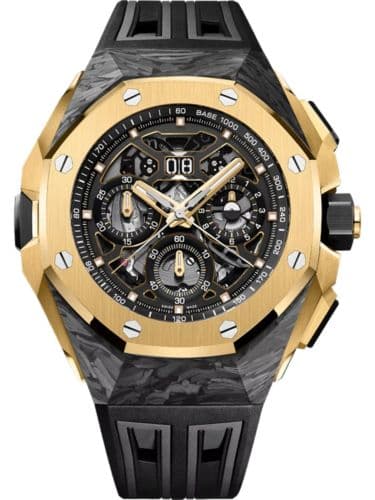 Audemars Piguet Royal Oak Concept Split Second Chronograh GMT Large Date CFT Carbon - Yellow Gold / Skeleton