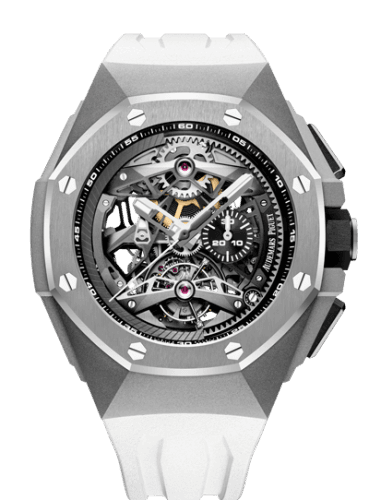 Audemars Piguet Royal Oak Concept Tourbillon Chronograph Openworked Selfwinding Titanium / White