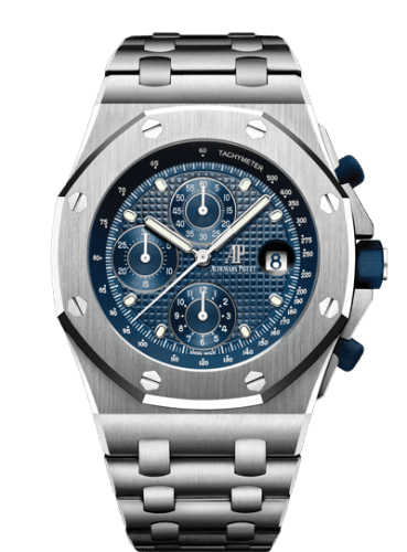 Audemars Piguet Royal Oak Offshore 26237 Stainless Steel / Blue / Bracelet / 25th Anniversary