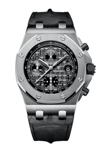 Audemars Piguet Royal Oak Offshore 26470 Stainless Steel / Grey / Alligator
