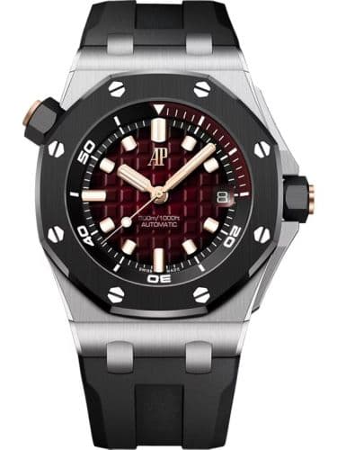 Audemars Piguet Royal Oak Offshore Diver White Gold / Smoked Red