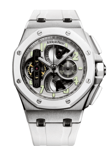 Audemars Piguet Royal Oak OffShore Tourbillon Chronograph White Ceramic