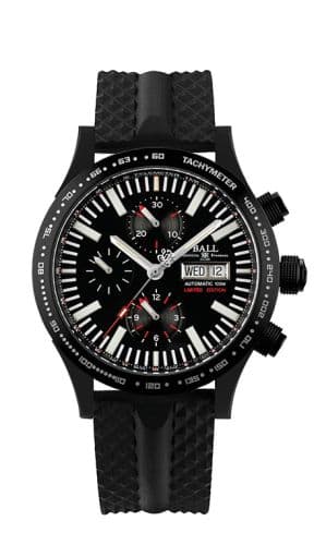 Ball Watch Fireman Storm Chaser DLC / Black / Rubber