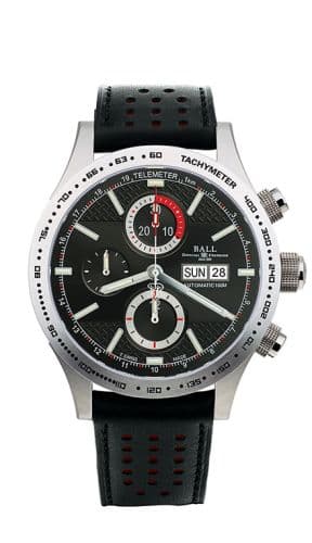 Ball Watch Fireman Storm Chaser Stainless Steel / Grey / Calf