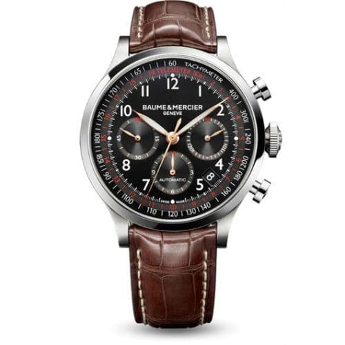 Baume & Mercier Capeland Chronograph 44 Black / Alligator