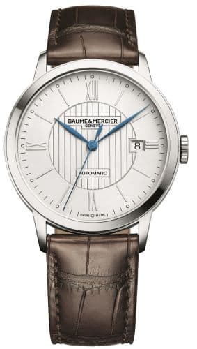 Baume & Mercier Classima Automatic 40 Stainless Steel / Silver / Alligator