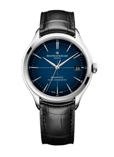 Baume & Mercier Clifton Baumatic Stainless Steel / Blue / Strap / COSC