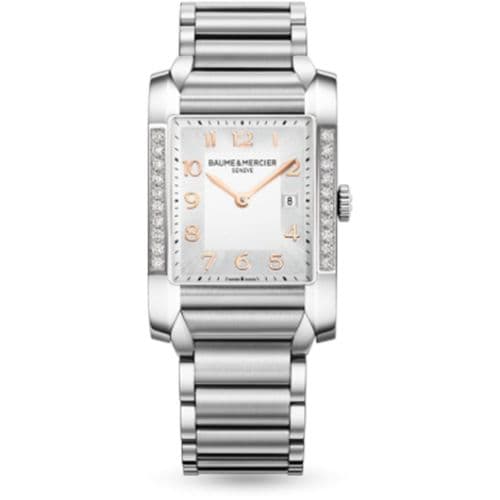 Baume & Mercier Hampton Lady Silver / Vertical Diamonds