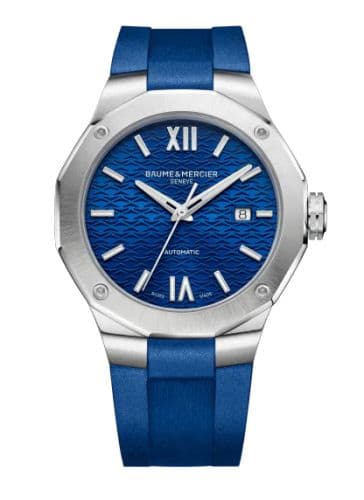 Baume & Mercier Riviera 42 Stainless Steel / Blue / Rubber